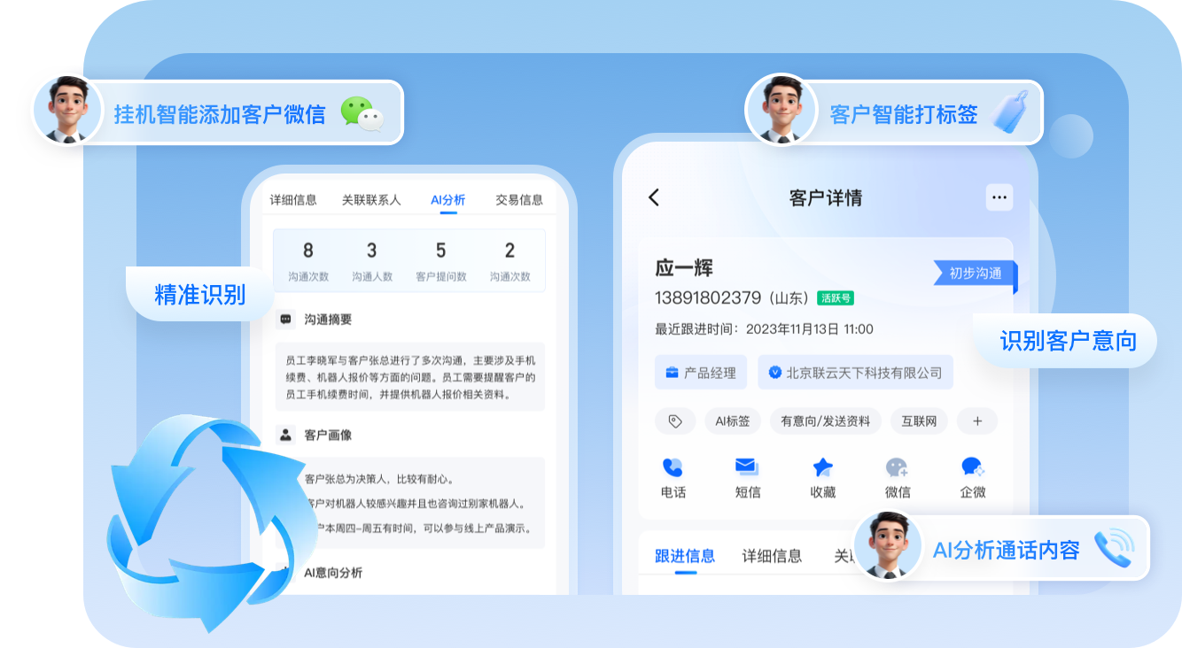 销售智能化功能界面